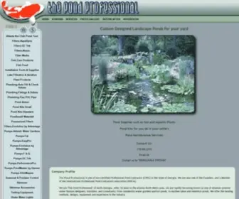 Thepondprofessional.com(The Pond Professional) Screenshot