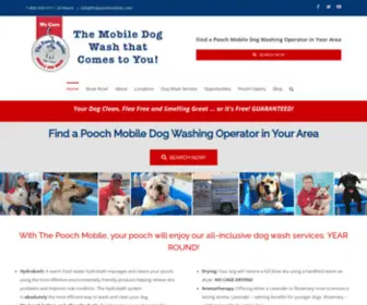 Thepoochmobile.com(The Mobile Dog Grooming service) Screenshot