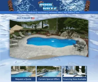 Thepoolguyz.com(Fiberglass Pools) Screenshot