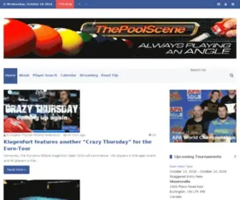 Thepoolscene.com(Shooting Balls into the Rail) Screenshot