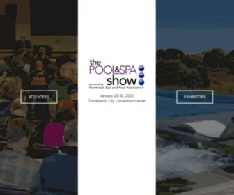 Thepoolspashow.com(The 2023 pool and spa show) Screenshot