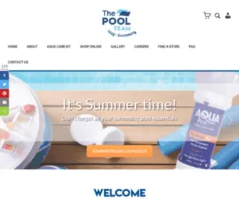 Thepoolteam.co.za(The Pool Team) Screenshot