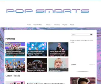 Thepopsmarts.com(The Pop Smarts) Screenshot