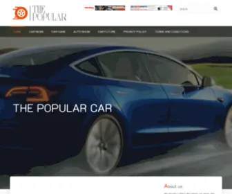 Thepopularcar.com(The Popular Car) Screenshot