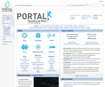 Theportalwiki.net(Portal wiki) Screenshot