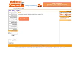 Thepostalconnect.com(Stop Ecommerce Logistics Solution Provider)) Screenshot