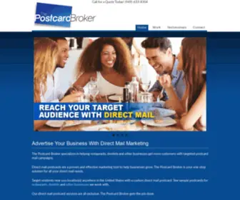 Thepostcardbroker.com(The Postcard Broker) Screenshot