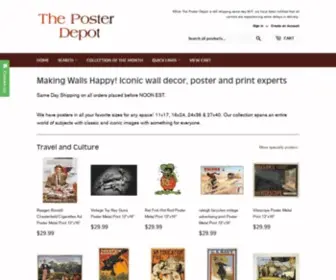 Theposterdepot.com(The Poster Depot) Screenshot