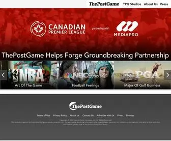 Thepostgame.com(Professional sports journalists and blog) Screenshot