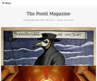 Thepostil.com(Uniting Wisdom With The Soul) Screenshot
