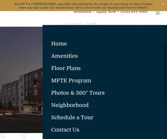 Thepostmarkapts.com(The Postmark) Screenshot