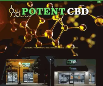 Thepotentcbd.com(ThePotentCBD) Screenshot