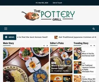 Thepotterygrill.com(Restaurant & Food) Screenshot