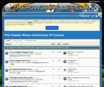 Thepowderblues.com(The Powder Blues Charger Forum) Screenshot