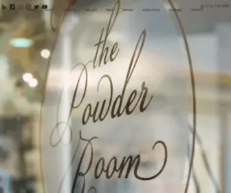 Thepowderroomboutique.com(The Powder Room Makeup Oasis & Boutique is a Bridal Makeup Boutique in Woodmere) Screenshot