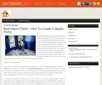 Thepowerofpaint.com(Best interior paint) Screenshot