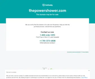 Thepowershower.com(Create an Ecommerce Website and Sell Online) Screenshot