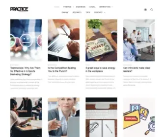 Thepracticeofleadership.net(Just another WordPress site) Screenshot
