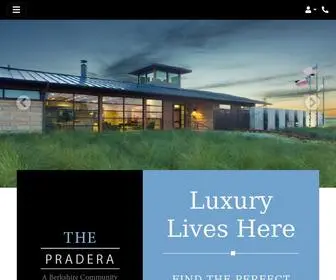Thepradera.com(Experience true luxury at The Pradera. Our community) Screenshot