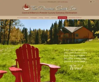 Theprairiecreekinn.com(The Prairie Creek Inn) Screenshot