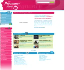 Thepregnancyshow.com(The Pregnancy Show) Screenshot