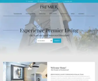 Thepremieratprestonwood.com(Finding a home) Screenshot