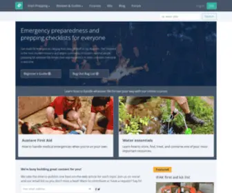 Theprepared.com(Obsessively researched emergency preparedness reviews of the best gear and skills for any prepper) Screenshot