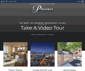 Thepreserveapts.com(The Preserve Apartments by Picerne) Screenshot