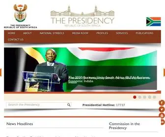 Thepresidency.gov.za(The Presidency) Screenshot