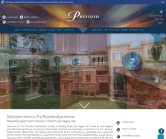 Thepresidioapts.com(The Presidio Apartments) Screenshot