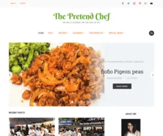 Thepretendchef.com(The Pretend Chef) Screenshot