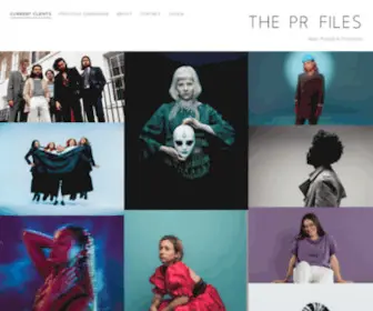 Theprfiles.com(The PR Files) Screenshot