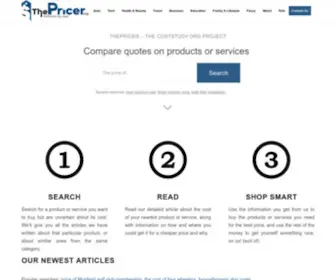 Thepricer.org(The Pricer) Screenshot