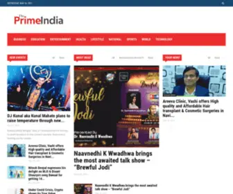 Theprimeindia.in(The Prime India) Screenshot