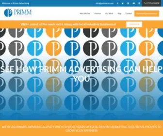 Theprimmcompany.com(Primm Advertising) Screenshot