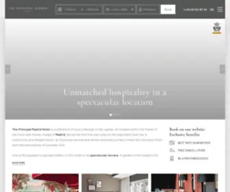 Theprincipalmadridhotel.com(The Principal Madrid Hotel) Screenshot