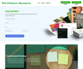 Theprintersresource.com(The Printers' Resource) Screenshot