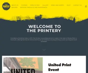Theprinterystudio.co.uk(THE PRINTERY) Screenshot