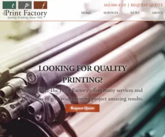 Theprintfactorynh.com(The Print Factory) Screenshot