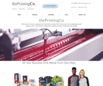 Theprintingco.ca(The-printing-company) Screenshot