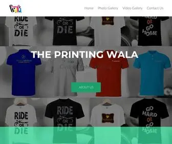 Theprintingwala.in(Custom Tshirt Printing Delhi) Screenshot