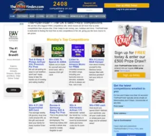 Theprizefinder.com(1000s of UK Online Competitions) Screenshot
