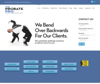 Theprobatepro.com(A Michigan Probate Lawyer) Screenshot