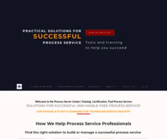 Theprocessservercenter.com(The Process Server Center) Screenshot