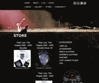 TheprodigyStore.com(The Prodigy Official Store) Screenshot