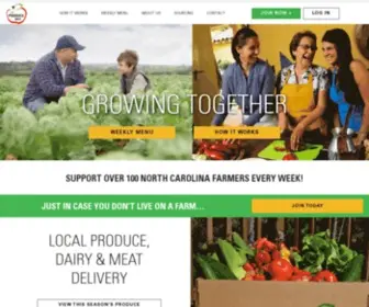 Theproducebox.com(The Produce Box) Screenshot