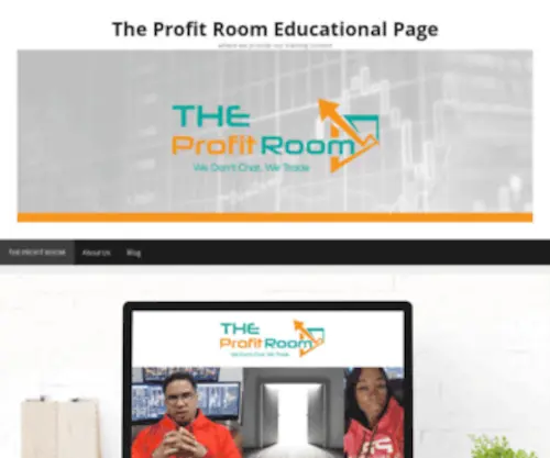 Theprofitroom.org(Where we provide our training content) Screenshot