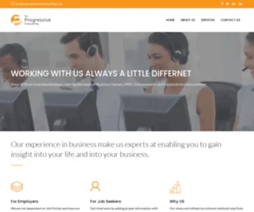 Theprogressiveconsulting.com(The Progressive Consulting) Screenshot