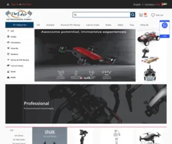 Theprohobbies.com(المحترفون للهوايات) Screenshot