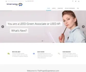 Theprojectexperience.com(LEED Project Experience) Screenshot